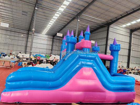 Combinação de deslizamento de castelo inflável personalizado para tamanho comercial personalizado