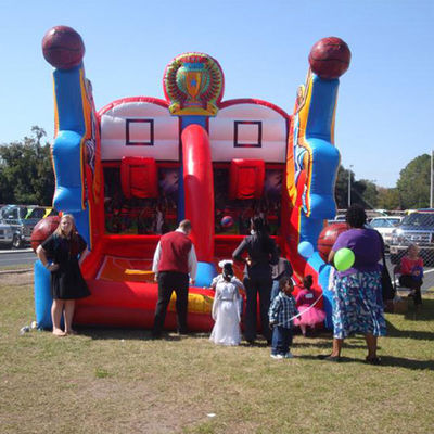 Desporto Interativo Carnaval Inflável Shooting Stars Basquete Shootout Jogo com PVC