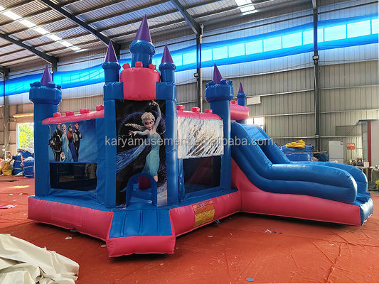 Combinação de deslizamento de castelo inflável personalizado para tamanho comercial personalizado