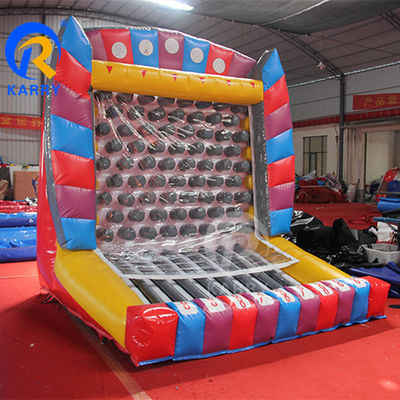 Logotipo personalizado Impresso Jogo de Carnaval Plinko Inflável com Material de PVC de Mar Personalizado