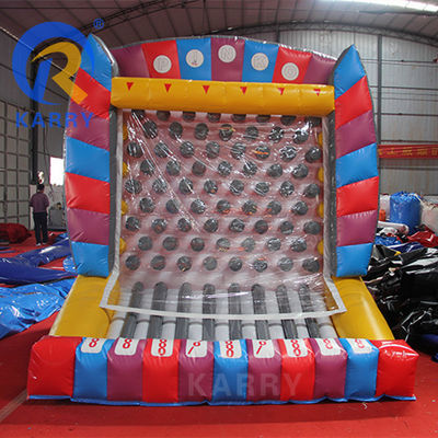 Logotipo personalizado Impresso Jogo de Carnaval Plinko Inflável com Material de PVC de Mar Personalizado