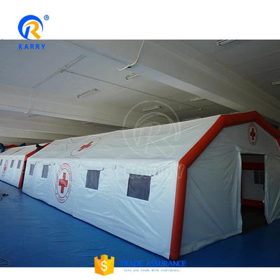 KR-IT-920-1 0,45mm Plato PVC telhado inflável tenda médica 5*8*4,5m