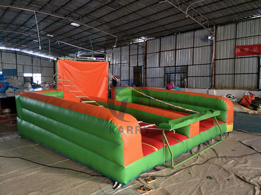 PVC Parque ao ar livre Carnaval Escalada Jogo inflável Jacobs Escala Escalada Jogo Para Adultos