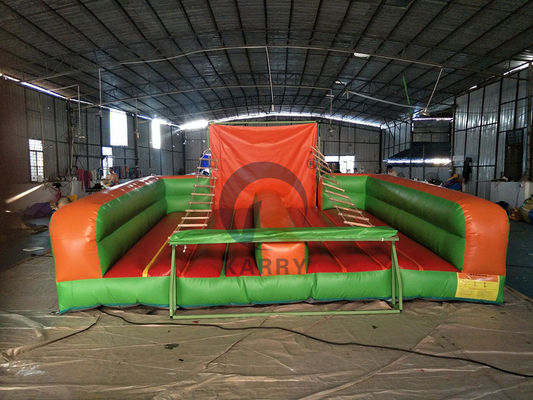 PVC Parque ao ar livre Carnaval Escalada Jogo inflável Jacobs Escala Escalada Jogo Para Adultos