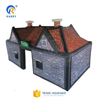 EN14960 Tenda inflável de cabine certificada para crianças Tenda de camuflagem de castelo saltador
