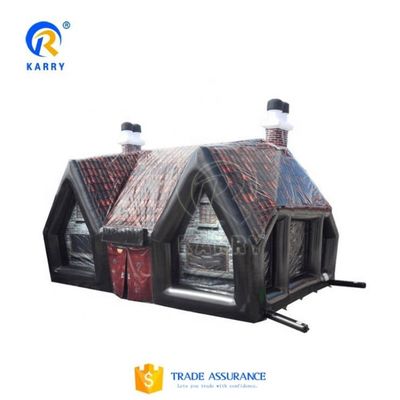 EN14960 Tenda inflável de cabine certificada para crianças Tenda de camuflagem de castelo saltador