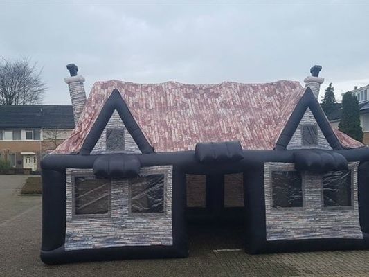 EN14960 Tenda inflável de cabine certificada para crianças Tenda de camuflagem de castelo saltador
