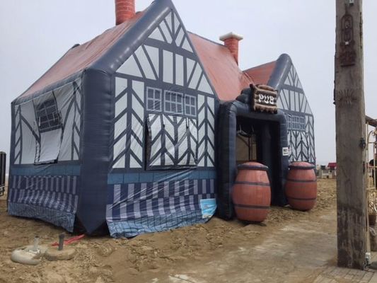 EN14960 Tenda inflável de cabine certificada para crianças Tenda de camuflagem de castelo saltador