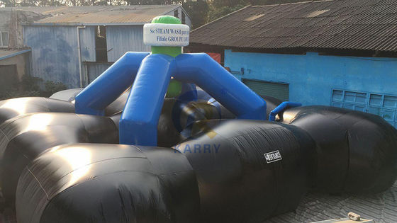 Arena de tags laser de PVC inflável personalizada para jogos esportivos interativos