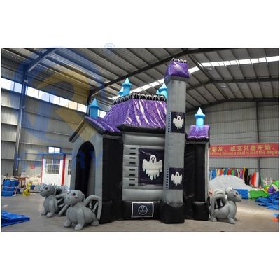 EN14960 Certificado Arco de Cabeça de Halloween Inflável Decoração Personalizada de Casa Assombrada