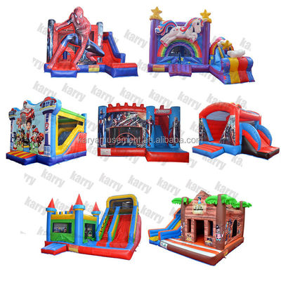 14 anos para cima Mermaid personalizado Casa de salto Castelo Slide Combinado Infláveis com sopro