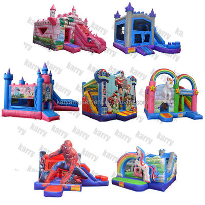 14 anos para cima Mermaid personalizado Casa de salto Castelo Slide Combinado Infláveis com sopro