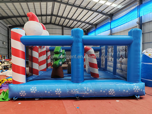 Personalizado Natal boneca inflável palhaço trampolim castelo de salto para interior e exterior