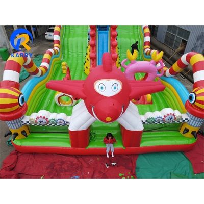 Parque aquático inflável com obstáculo inflável Unisex PVC telhado