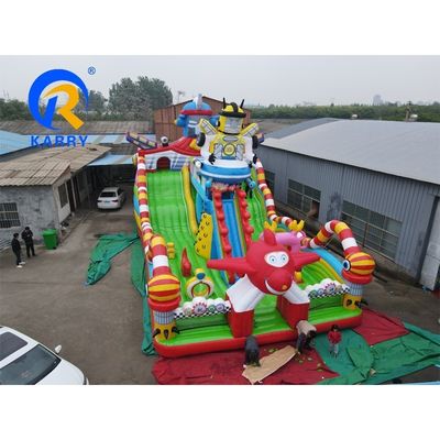 Parque aquático inflável com obstáculo inflável Unisex PVC telhado