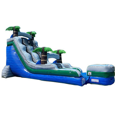 Tamanho adulto infláveis Jumper PVC inflável Air Jumping Slides Combo com Splash Pool