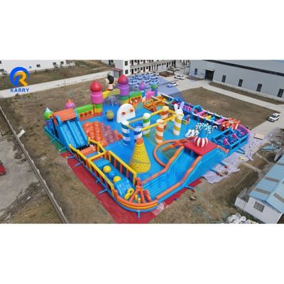 Parque de diversões inflável ao ar livre para crianças
