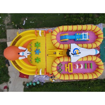 Parque aquático de verão divertimento unisexo grande urso polar inflável playground para jogos ao ar livre