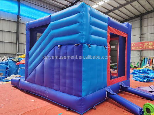 Características unisex personalizadas Sonic Bounce House Combo Slide inflável para aluguel de festas