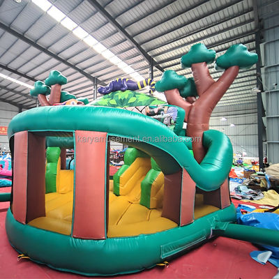 Festa Infantil Casa Inflável de Guarda ao Ar livre com Deslizamento Mar/Ar/Express