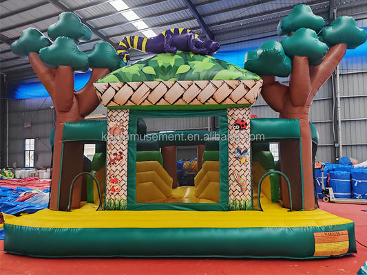Festa Infantil Casa Inflável de Guarda ao Ar livre com Deslizamento Mar/Ar/Express