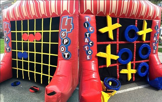 Jogos Desportivos Interativos PORTÁVEL Jogos de Carnaval Coloridos Tic Tac Toe Parede e Conecte 4