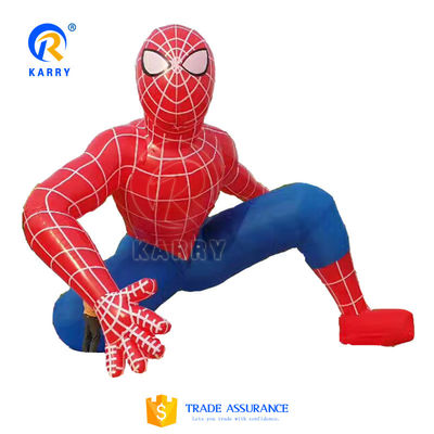Modelo de Homem-Aranha inflável com tamanho personalizado e costura duplo-tripla