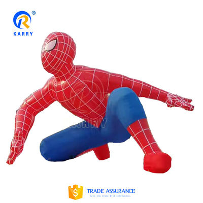 Modelo de Homem-Aranha inflável com tamanho personalizado e costura duplo-tripla