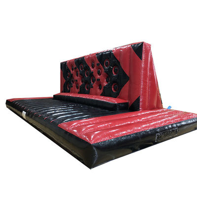 Blower Interactive Sport Game Challenge Inflatable Whack Wall WipeOut Jogo de Punching