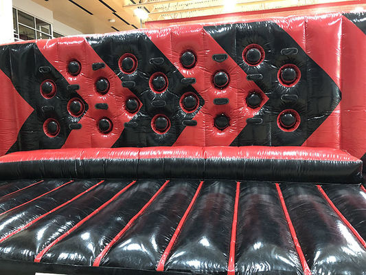 Blower Interactive Sport Game Challenge Inflatable Whack Wall WipeOut Jogo de Punching