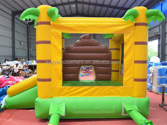CE/EN71/EN14960 Certificado Pequeno tamanho Jungle Cartoon Monkey Bouncy Castle para crianças