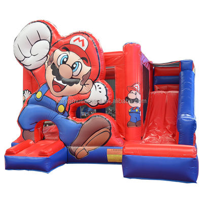Customize Castelo Inflavel Vermelho Acceptado Parque de Jogos para Crianças
