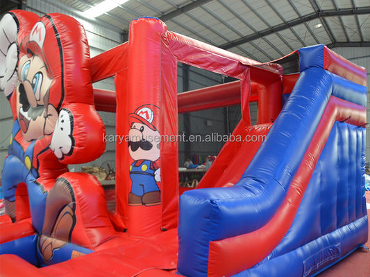 Customize Castelo Inflavel Vermelho Acceptado Parque de Jogos para Crianças