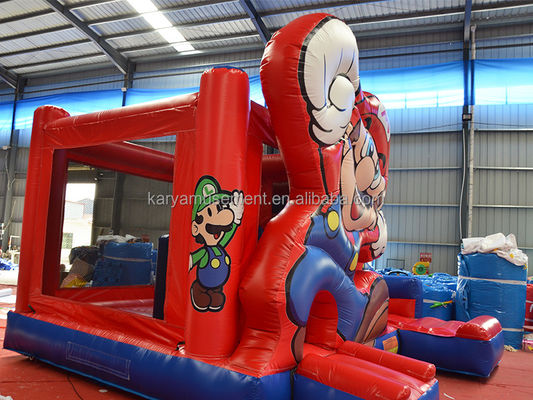 Customize Castelo Inflavel Vermelho Acceptado Parque de Jogos para Crianças