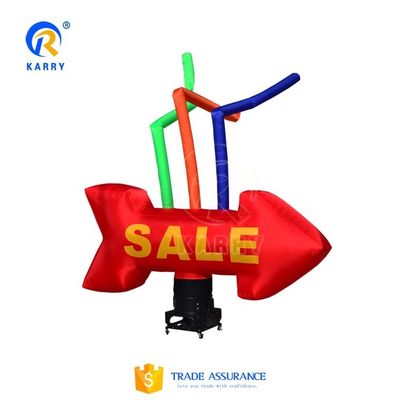 6m Chef Sky Inflatable Dançando Tubo de Ar Dançarino Homem Agitando Modelo para Publicidade ao Ar Livre