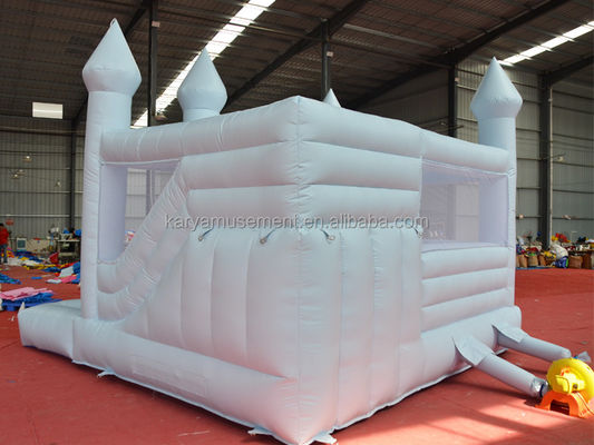 Festa de casamento portátil de cores personalizadas Casa de salto com slide e buraco de bola para crianças