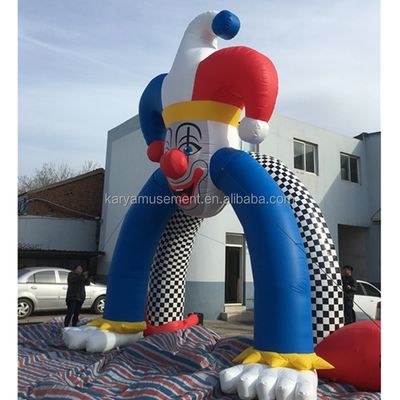 Eventos de empresa personalizados Arco inflável ao ar livre com publicidade com tema de golfinho