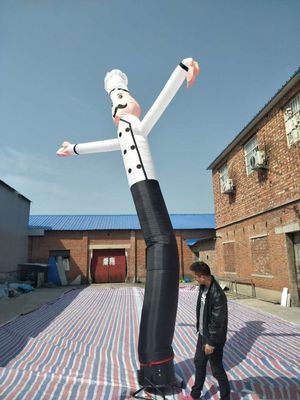 Acessórios de sopro CE Incluído Sky Air Dancer inflável para celebração de restaurante