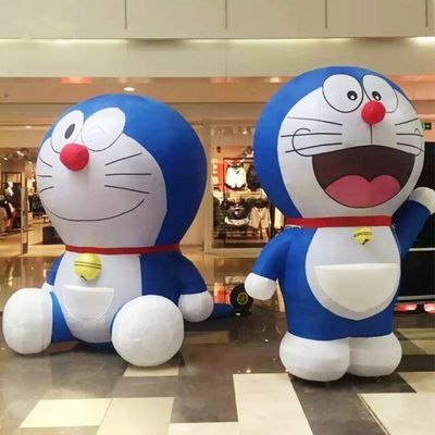 Doraemon inflável colorido personalizado com sopro de ar e acessórios