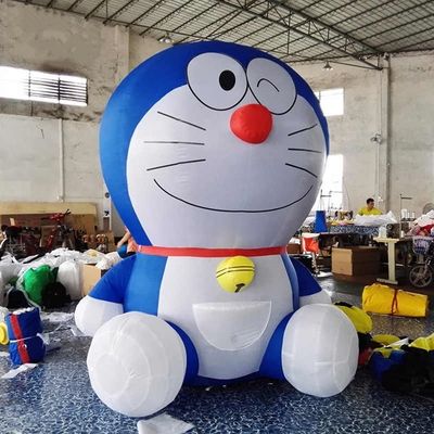 Doraemon inflável colorido personalizado com sopro de ar e acessórios