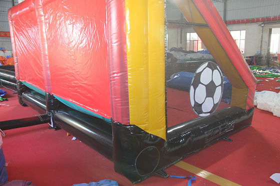 Jogo de Futebol Inflável Interativo Colorido Disparando Esporte Jogo de Carnaval para Esportes