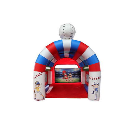Faixa etária 14 anos para cima inflável Baseball Batting Cage Shooting Game com Speed Pitch