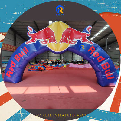 Arco inflável de gênero neutro Red Bull Publicidade com material PVC Infláveis