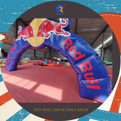Arco inflável de gênero neutro Red Bull Publicidade com material PVC Infláveis