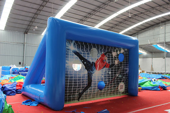 Futebol inflável jogo de ponta para jogos esportivos PVC inflável jogo de pênalti