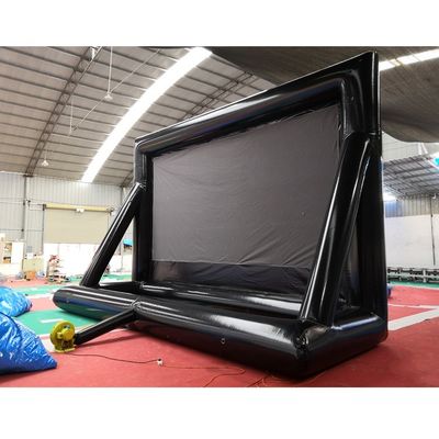 EN71/CE Certificado Super Fun Inflatable Castle Movie Screen para publicidade ao ar livre