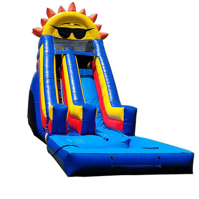 Piscina desmontável Aluguer de festa comercial PVC Slide de água inflável