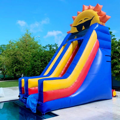 Piscina desmontável Aluguer de festa comercial PVC Slide de água inflável