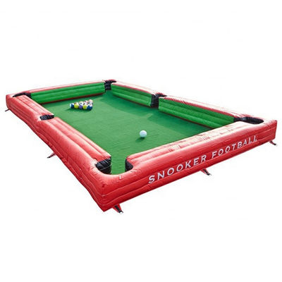 Tabela de bilhar de futebol inflável de lona de PVC personalizada para jogos interativos