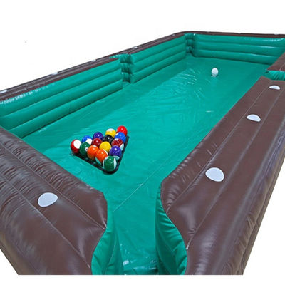 Tabela de bilhar de futebol inflável de lona de PVC personalizada para jogos interativos
